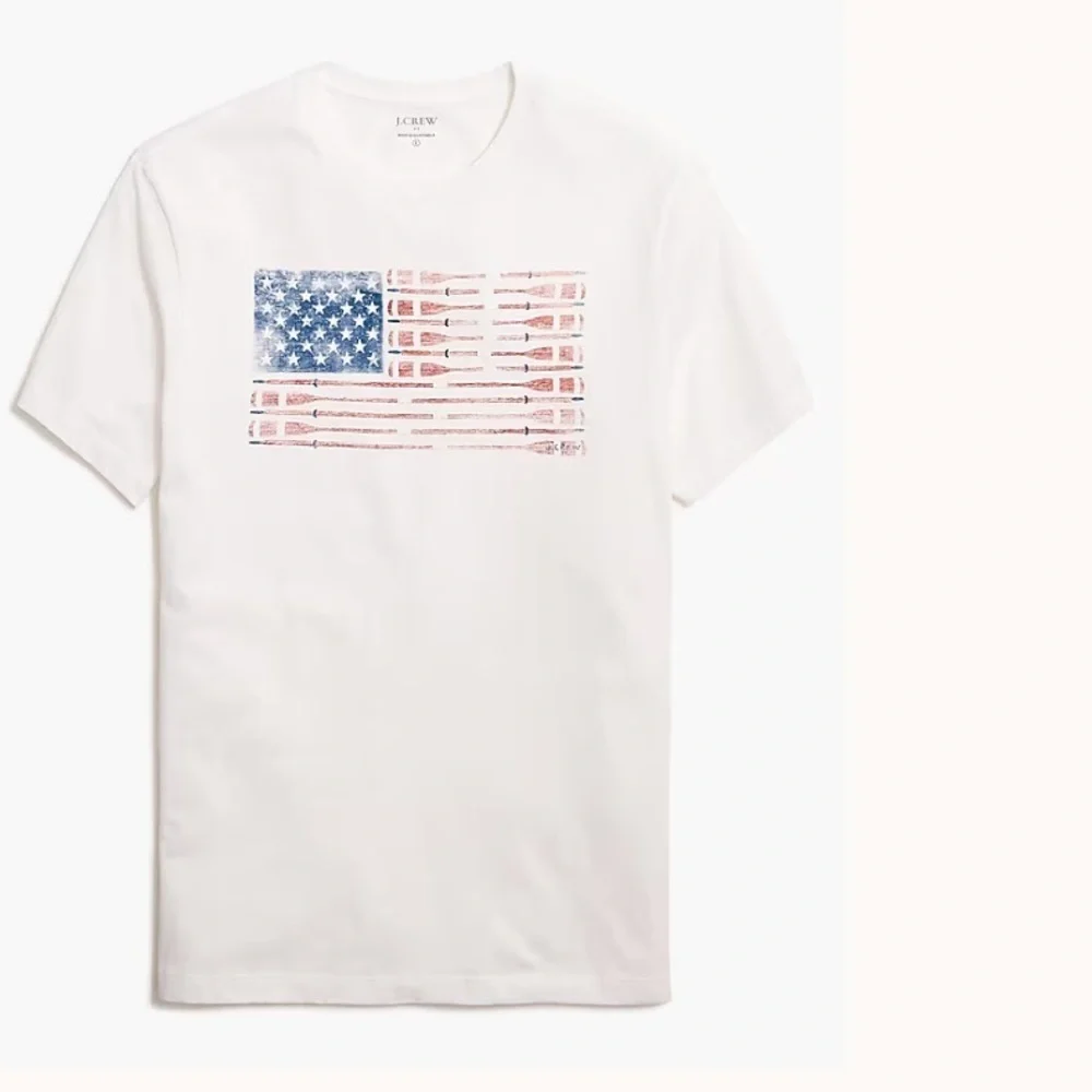 J. Crew Crewcuts Oars flag graphic tee